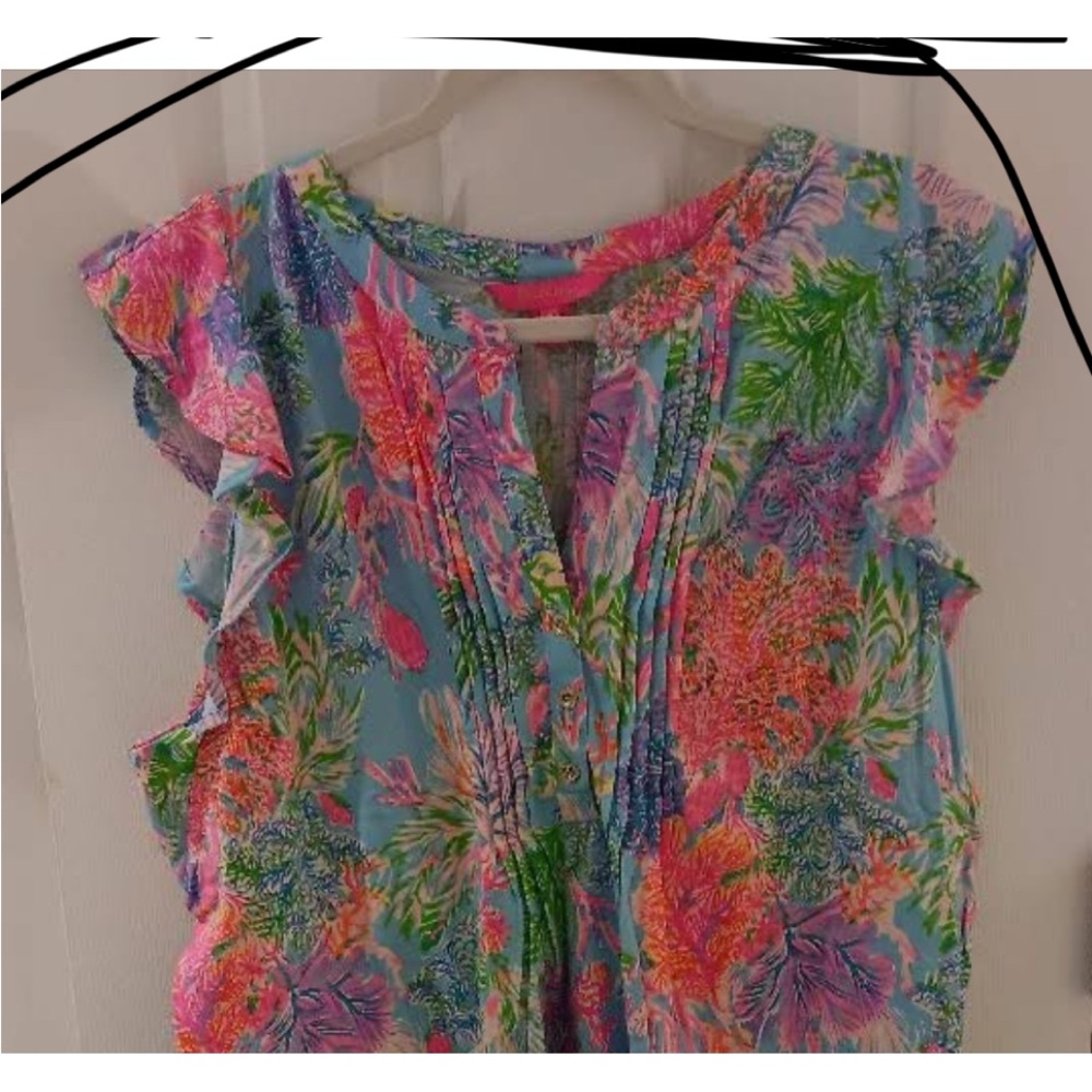 Lilly Pulitzer Floral Top